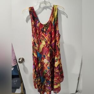 Anna Rose Vibrant Multicolor Egyptian Dress